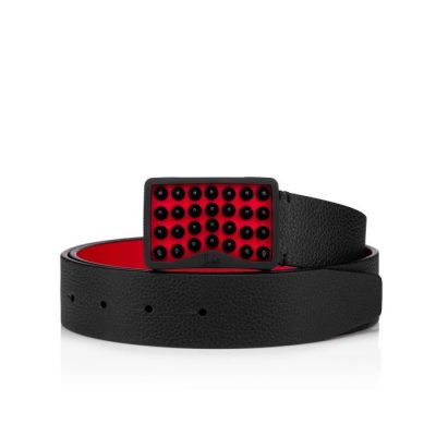 Cinturones Louis Christian Louboutin Hombre - Negros - 1210727F466